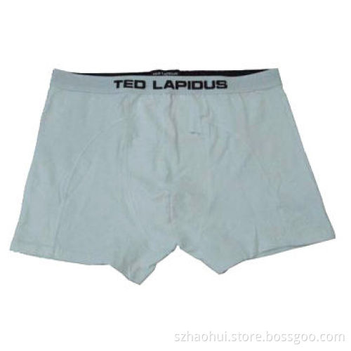 Cotton Underwear Men's Sports Shorts, 120-200gsm Available Weight, XS-3XL Sizes